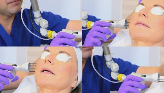 治疗成熟白人女性的整形外科医生高清在线视频素材下载