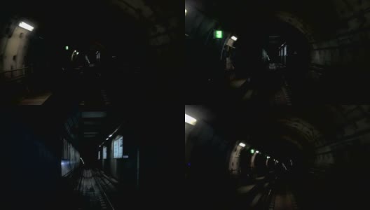 地铁隧道内高清在线视频素材下载