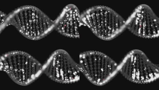 DNA测序/编辑概念。高清在线视频素材下载
