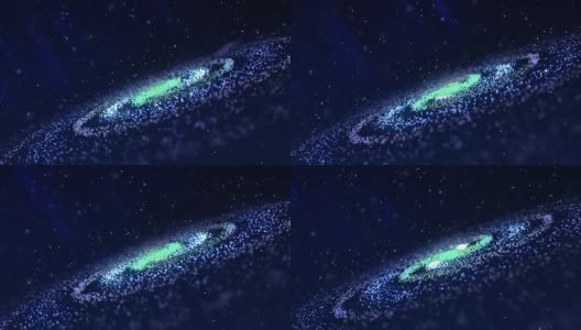 美丽深邃的银河系背景高清在线视频素材下载