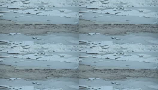 冰丘之间有冰洞高清在线视频素材下载