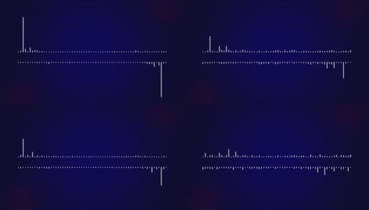 数字波形均衡器频谱音频背景高清在线视频素材下载