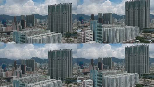 香港九龙的住宅区高清在线视频素材下载