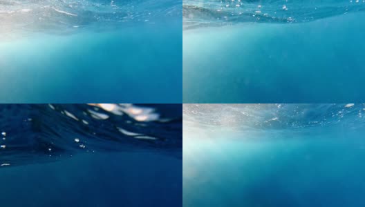 水下的慢动作画面高清在线视频素材下载