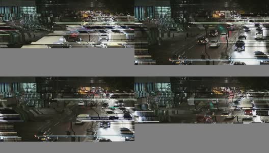 伦敦城市晚上的交通-高清视频片段-高清视频片段高清在线视频素材下载