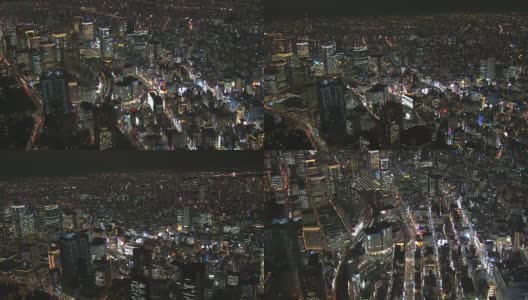 东京的夜景高清在线视频素材下载
