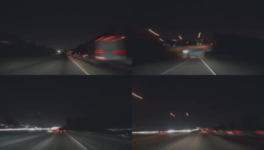 高速公路城市驾驶延时高清在线视频素材下载