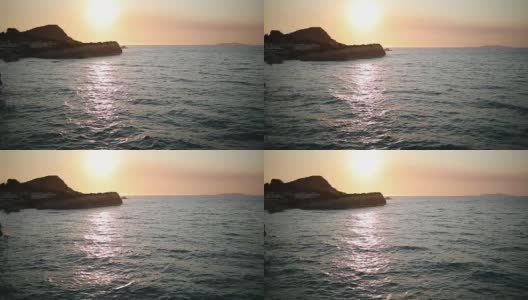 在科孚岛的爱奥尼亚海高清在线视频素材下载