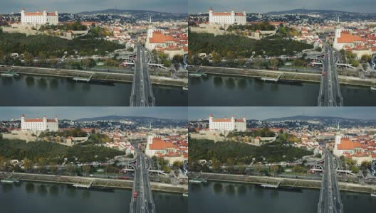布拉迪斯拉发镇历史中心高清在线视频素材下载