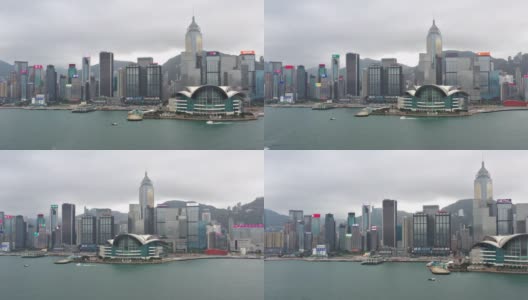香港金融区，公司招牌高清在线视频素材下载