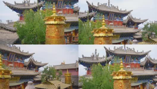 中国青海西宁南山寺。高清在线视频素材下载