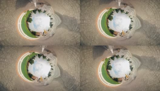 小星球Wat宣德寺著名地标景点360景高清在线视频素材下载