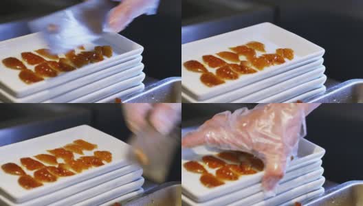 厨师切北京烤鸭高清在线视频素材下载