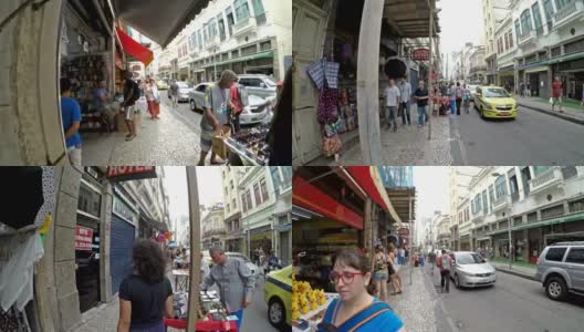 里约热内卢的 SAARA 地区高清在线视频素材下载