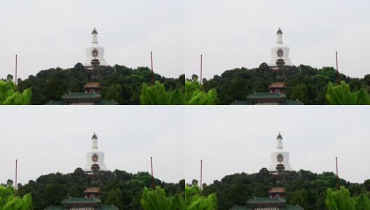 北京的北海公园高清在线视频素材下载