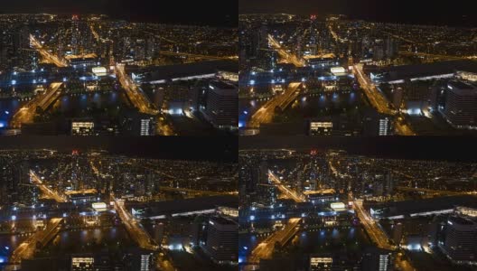 墨尔本CBD的夜景高清在线视频素材下载
