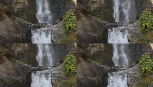 格鲁吉亚高加索瀑布高清在线视频素材下载