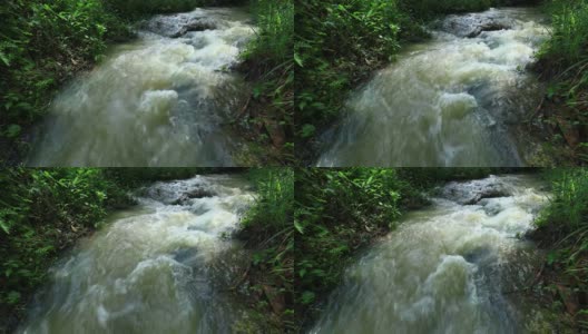 小溪与水流的视图-库存视频高清在线视频素材下载