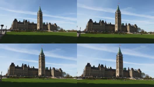 加拿大议会的延时观高清在线视频素材下载
