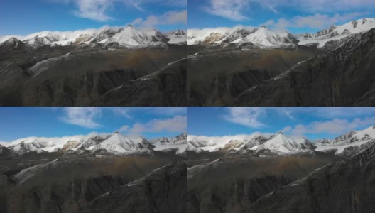 RT/西藏高原冈石卡雪山高清在线视频素材下载