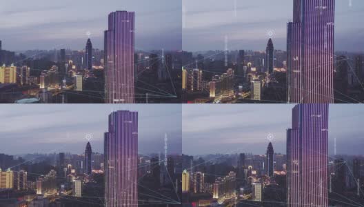 无线网络的智慧城市高清在线视频素材下载
