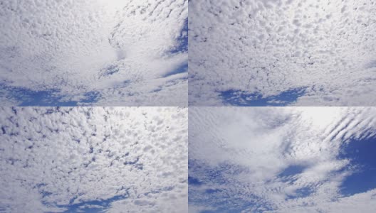 积云覆盖了整个天空高清在线视频素材下载