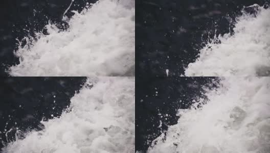 慢镜头:瀑布背景，水流高清在线视频素材下载