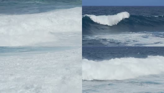 危险的海浪拍打着高清在线视频素材下载