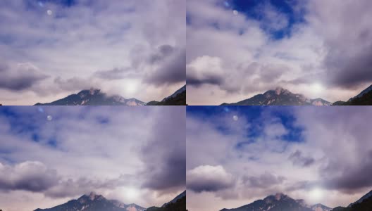 中国湖北省大别山的神奇云高清在线视频素材下载