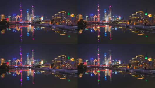 中国上海的天际线。高清在线视频素材下载