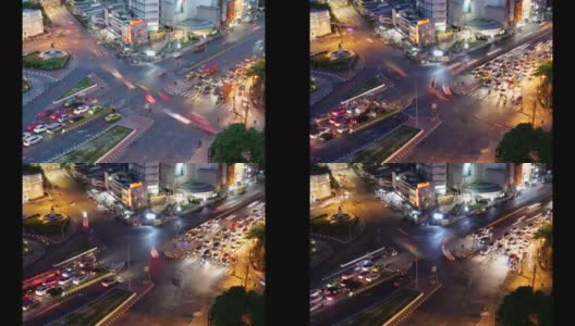 泰国曼谷的十字路口高清在线视频素材下载