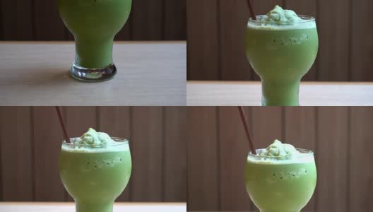 绿茶冰冻饮料”高清在线视频素材下载