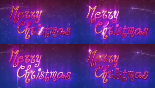 圣诞快乐背景动画高清在线视频素材下载