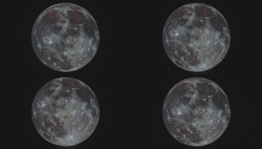 绕月球轨道飞行的模拟高清在线视频素材下载