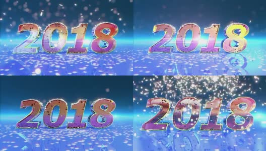 2018新年动画高清在线视频素材下载