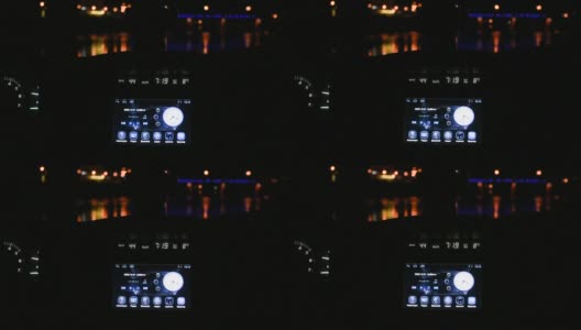 夜景从SUV沙龙高清在线视频素材下载
