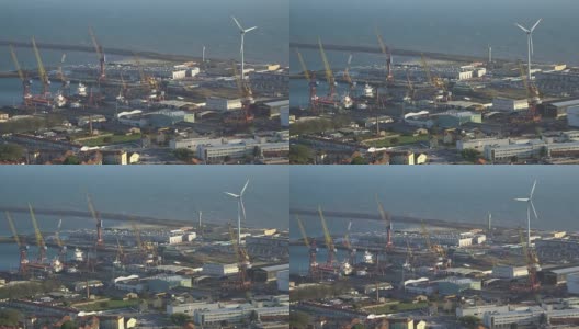葡萄牙的大型海港工业高清在线视频素材下载