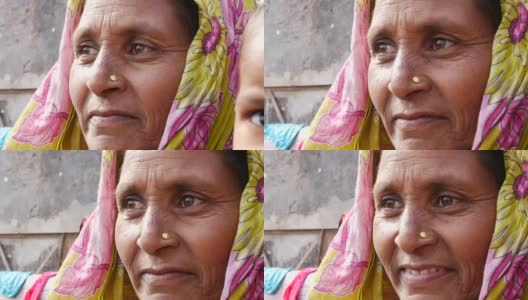 印度女性肖像高清在线视频素材下载