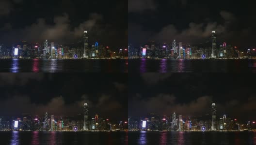 香港维多利亚港内的航海船只高清在线视频素材下载