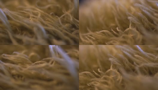 毛的纹理平移镜头高清在线视频素材下载
