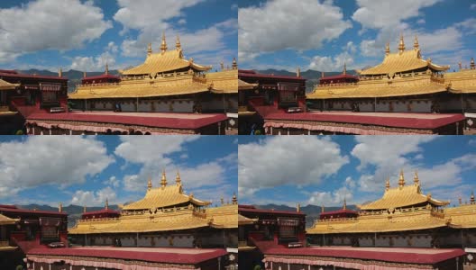 中国西藏拉萨大昭寺高清在线视频素材下载