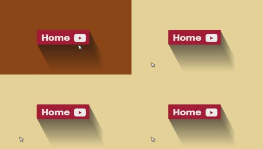 Home按钮运动图形和动画高清在线视频素材下载