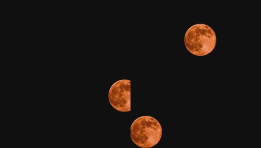 红色的月亮高清在线视频素材下载