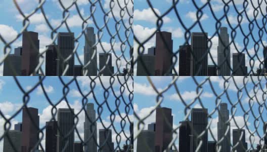 洛杉矶的围栏延时摄影高清在线视频素材下载