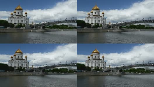 莫斯科俄罗斯城市中心景观高清在线视频素材下载