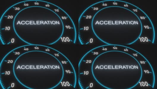 加速度未来计或指示器高清在线视频素材下载
