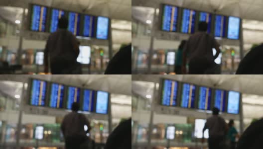 机场候机室的乘客高清在线视频素材下载