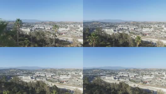洛杉矶林肯高地社区鸟瞰图高清在线视频素材下载