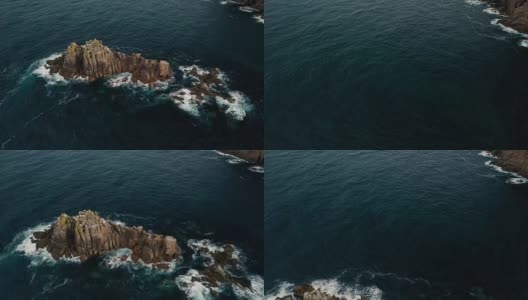 康沃尔海岸线风景- 4K高清在线视频素材下载