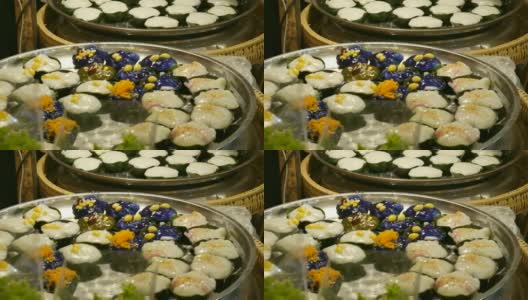 制作泰国传统小吃，泰国街头小吃高清在线视频素材下载